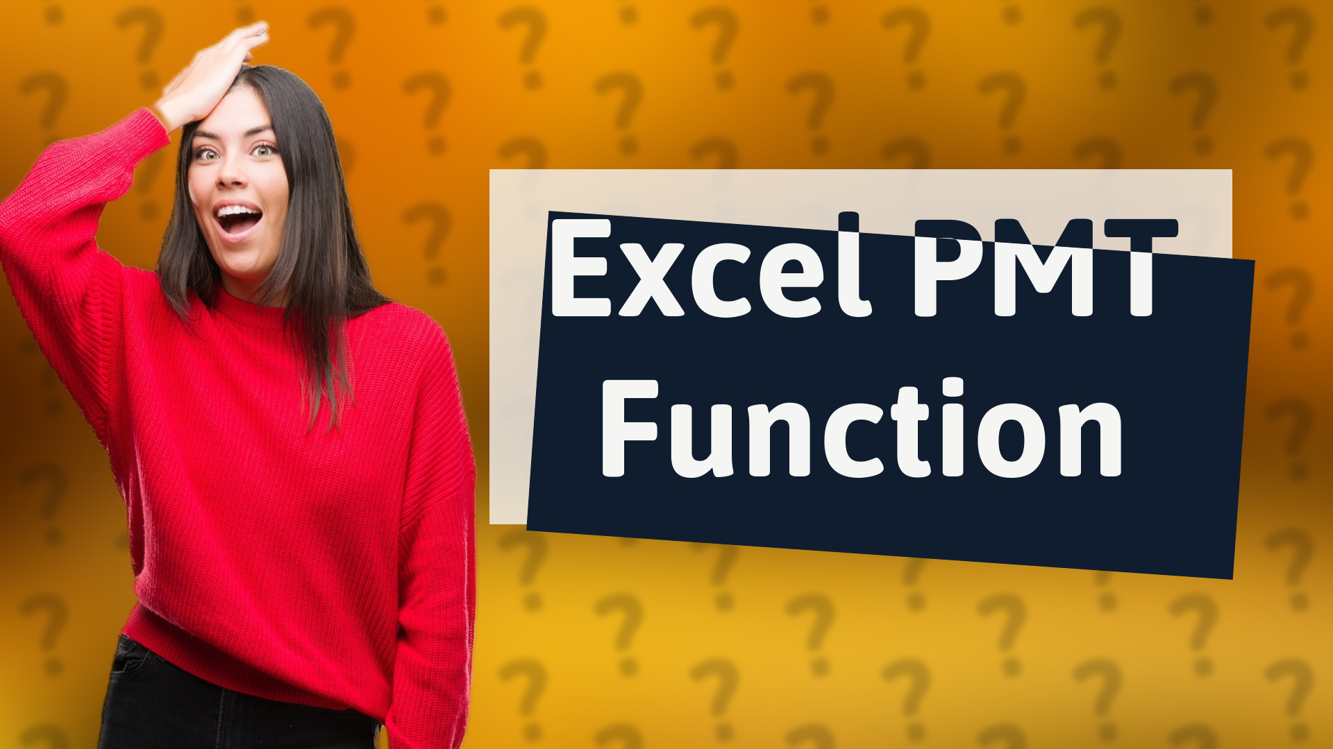 Excel PMT Function