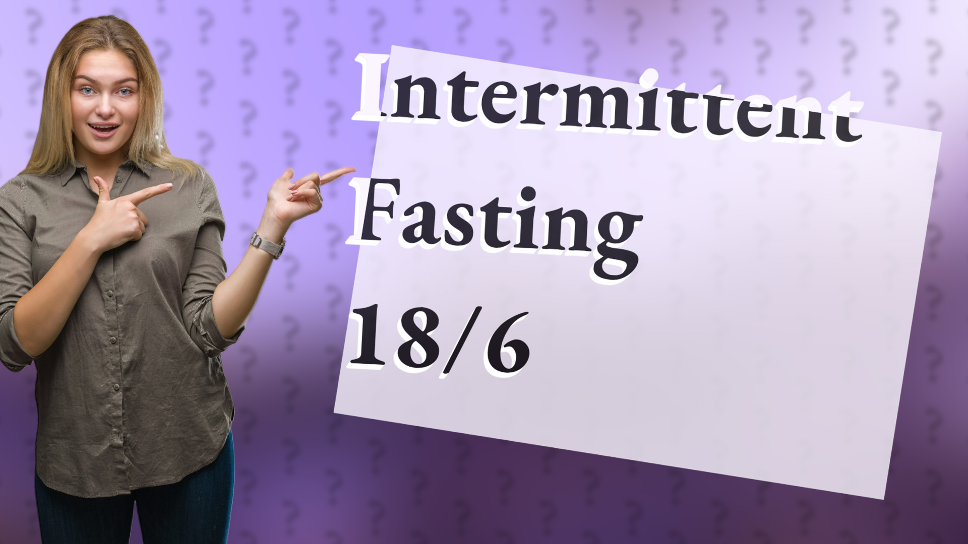 Intermittent Fasting 18/6