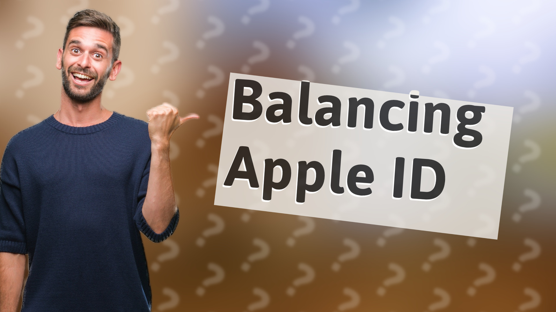 Balancing Apple ID