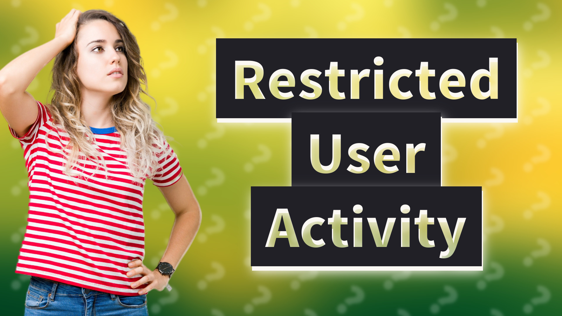 Restricted User Activity