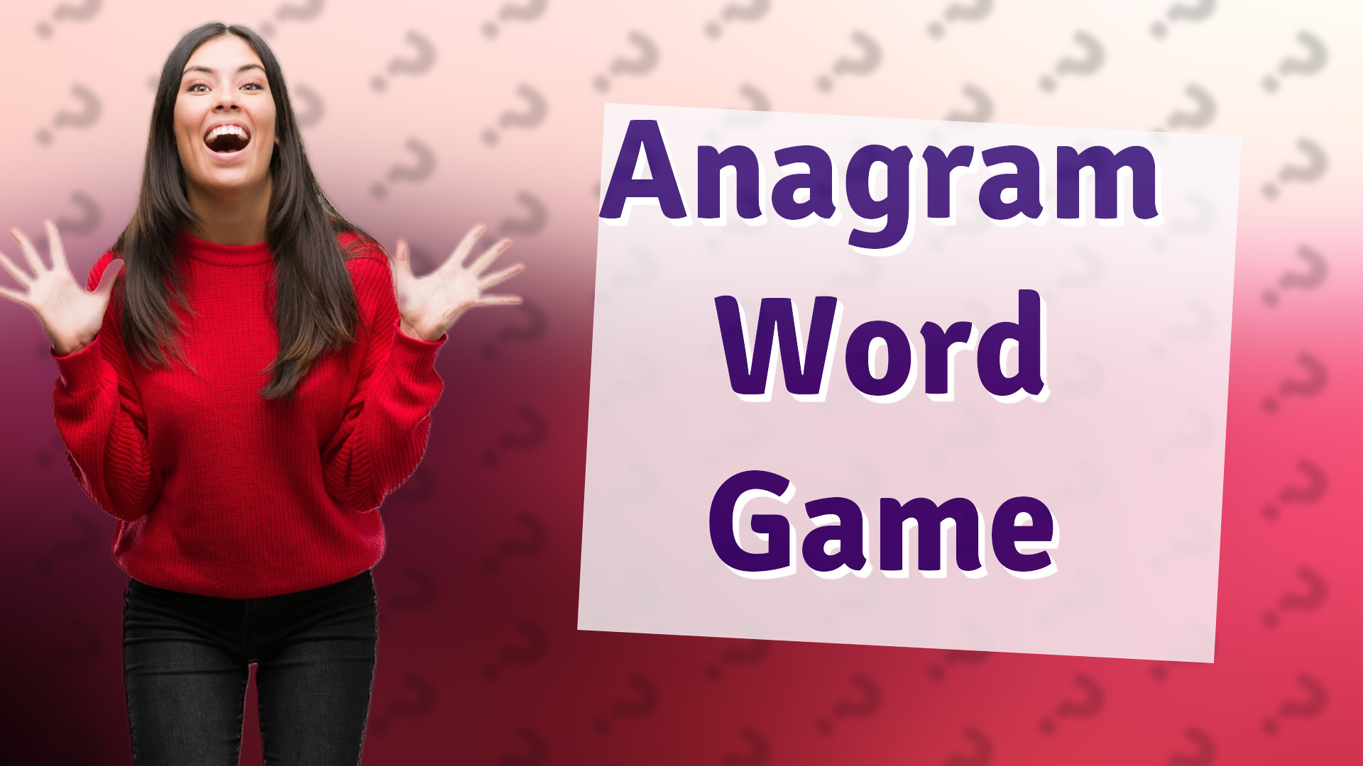 Anagram Word Game