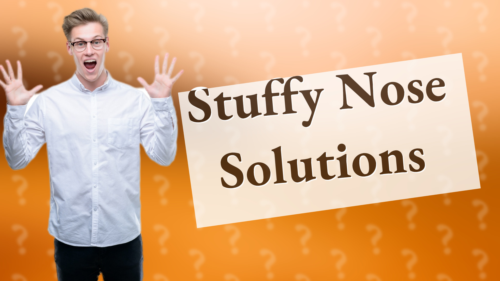 Stuffy Nose Solutions