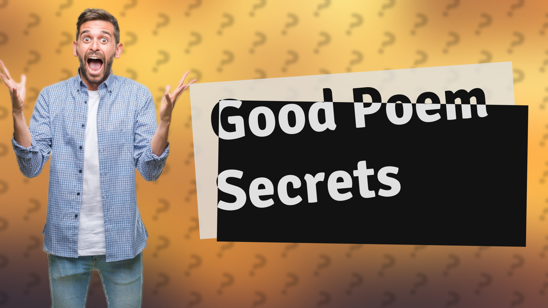 Good Poem Secrets