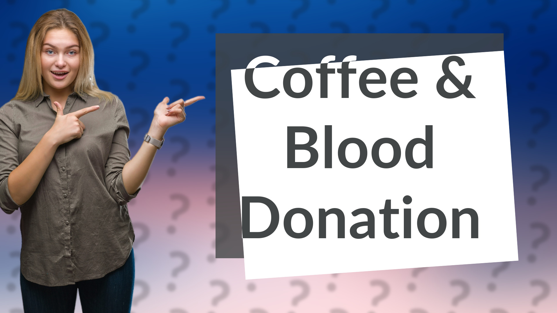 Coffee & Blood Donation