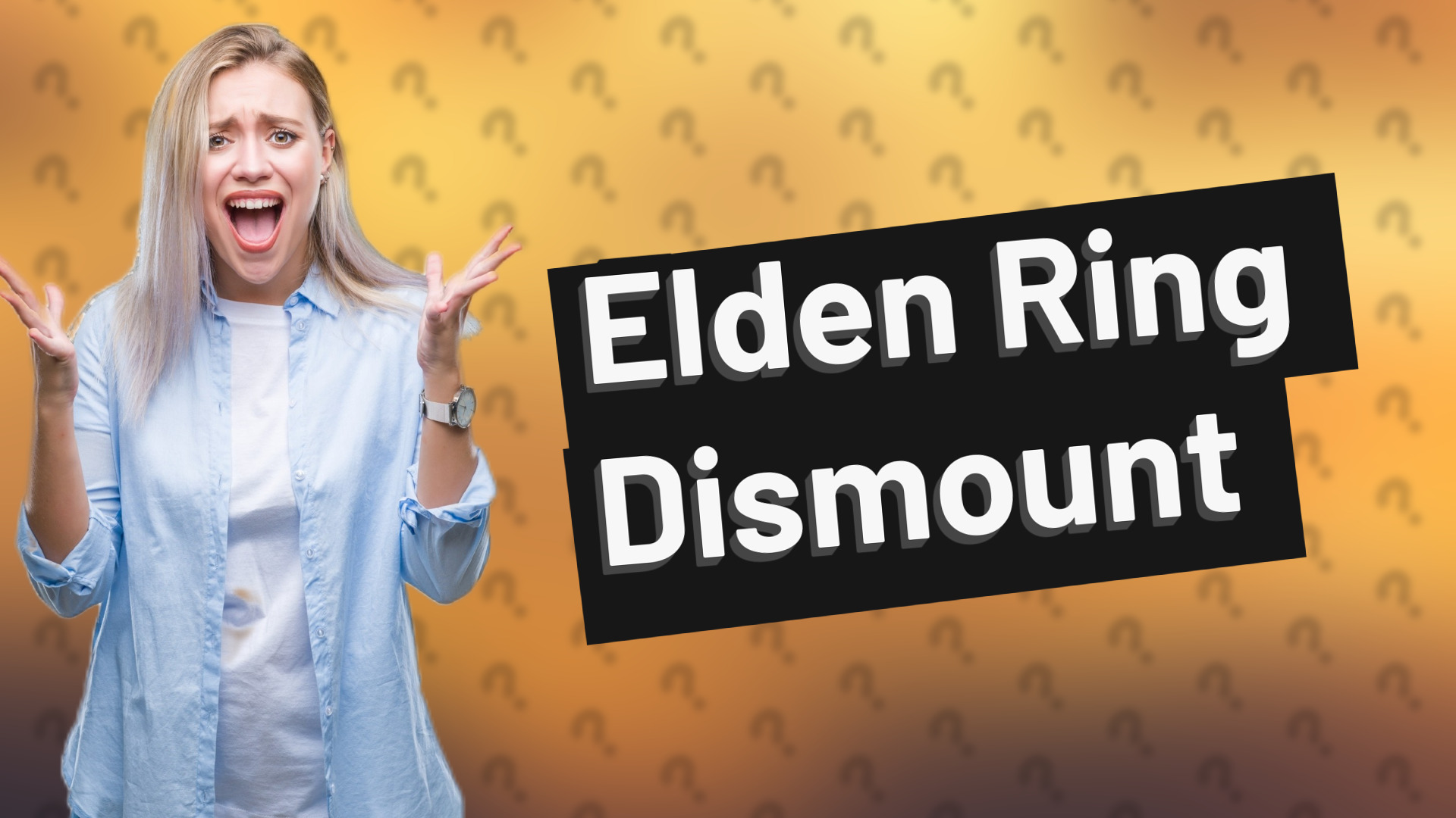 Elden Ring Dismount