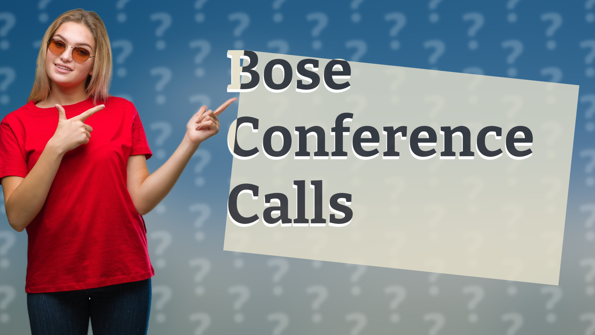Bose Conference Calls