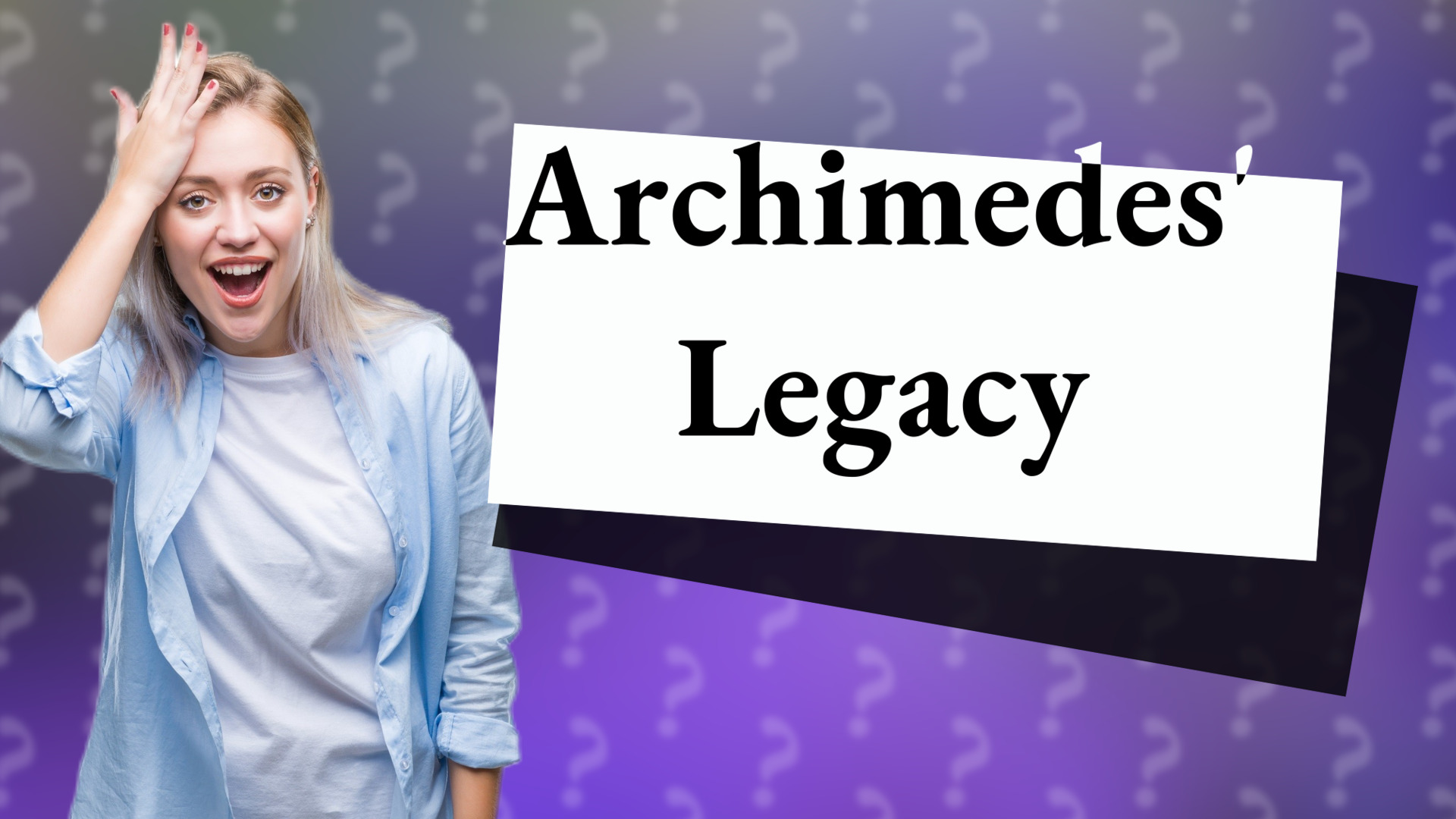 Archimedes' Legacy