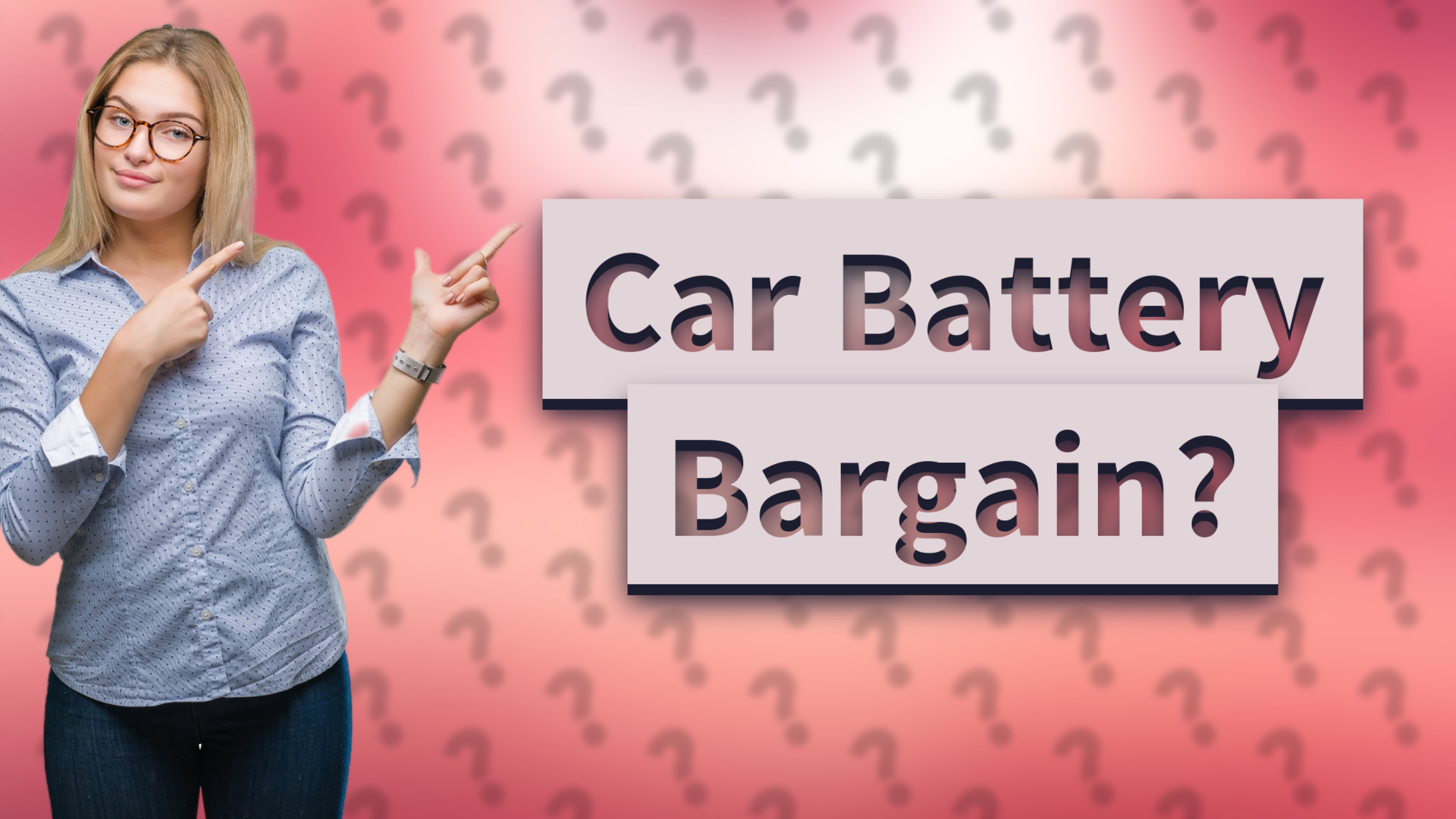 Car Battery Bargain?