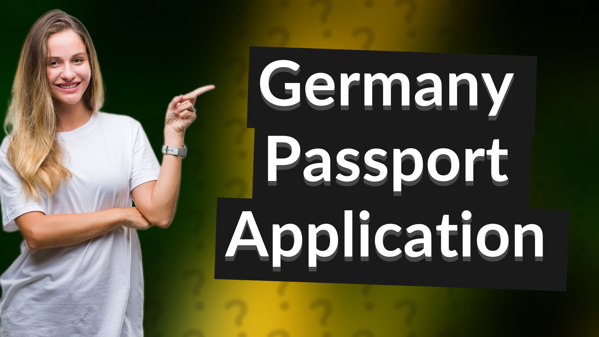 Germany Passport Application