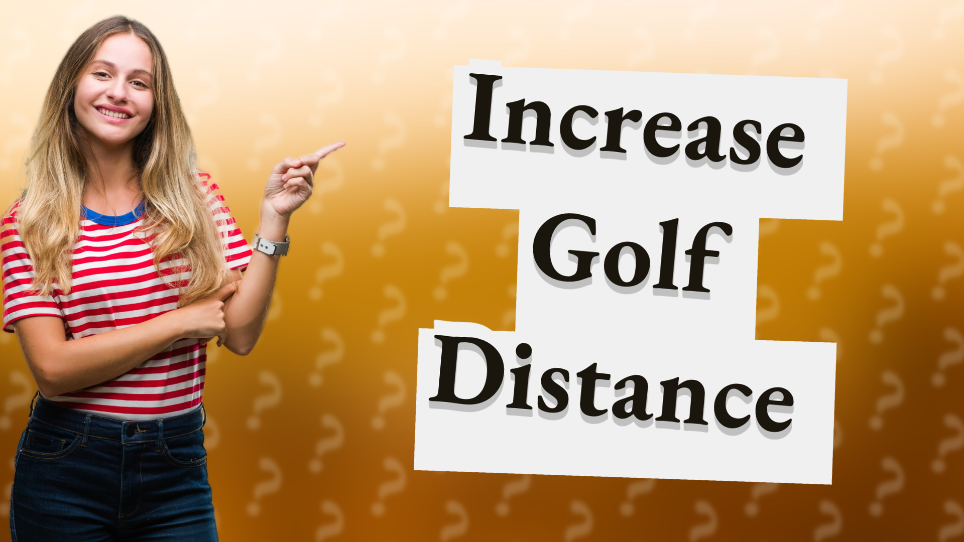 Increase Golf Distance