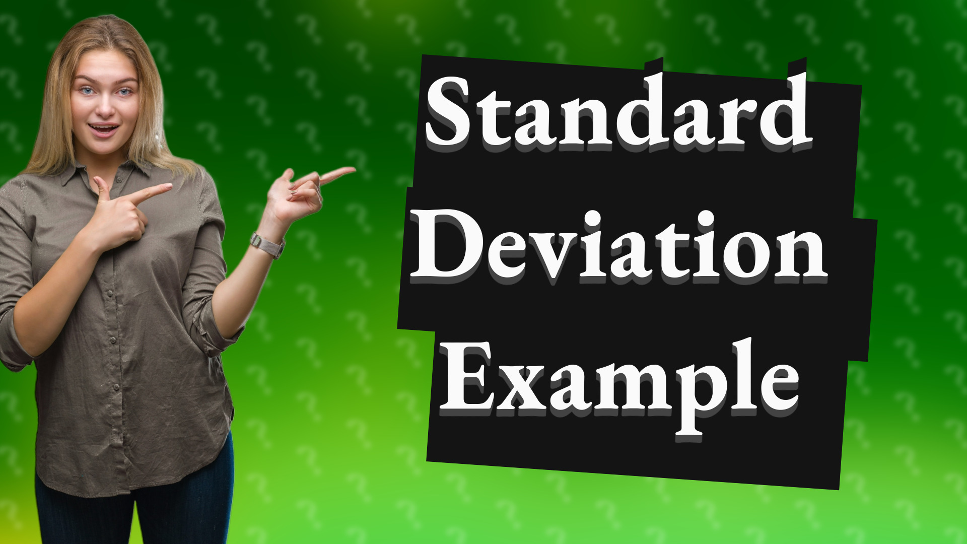 Standard Deviation Example
