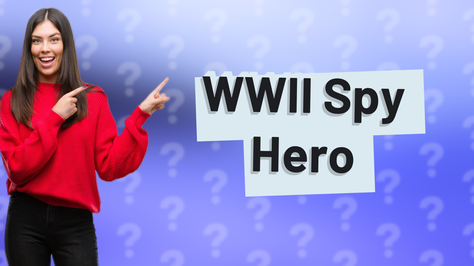 WWII Spy Hero