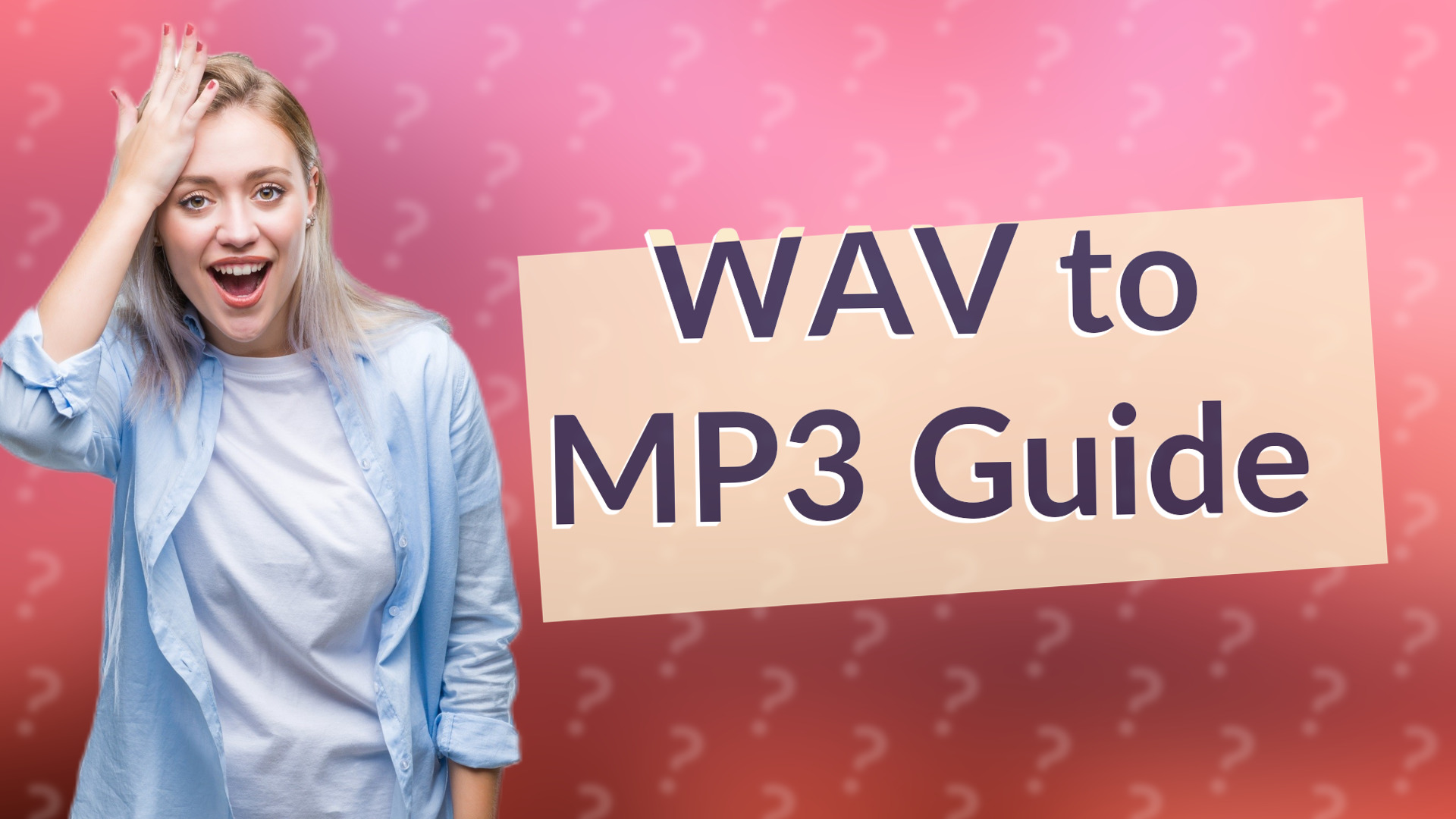 WAV to MP3 Guide