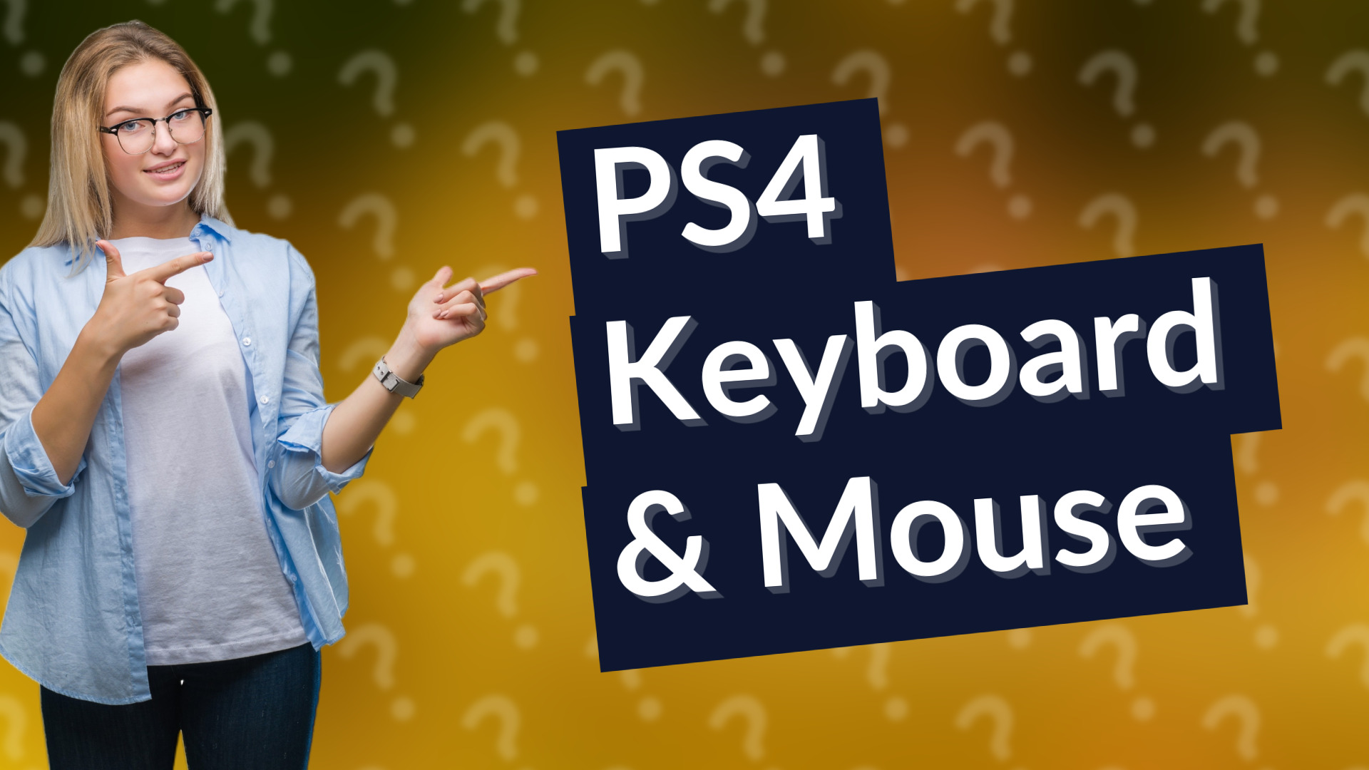PS4 Keyboard & Mouse