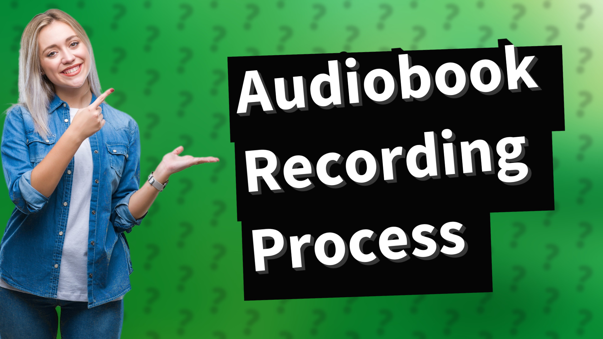 Audiobook Recording Process