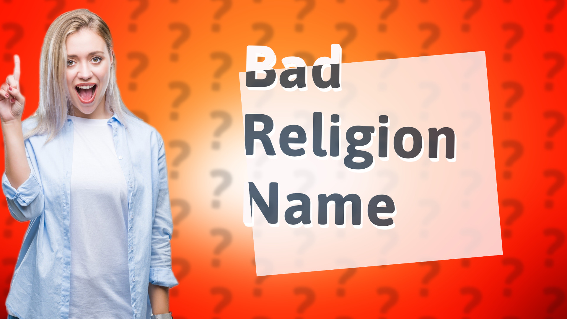 Bad Religion Name