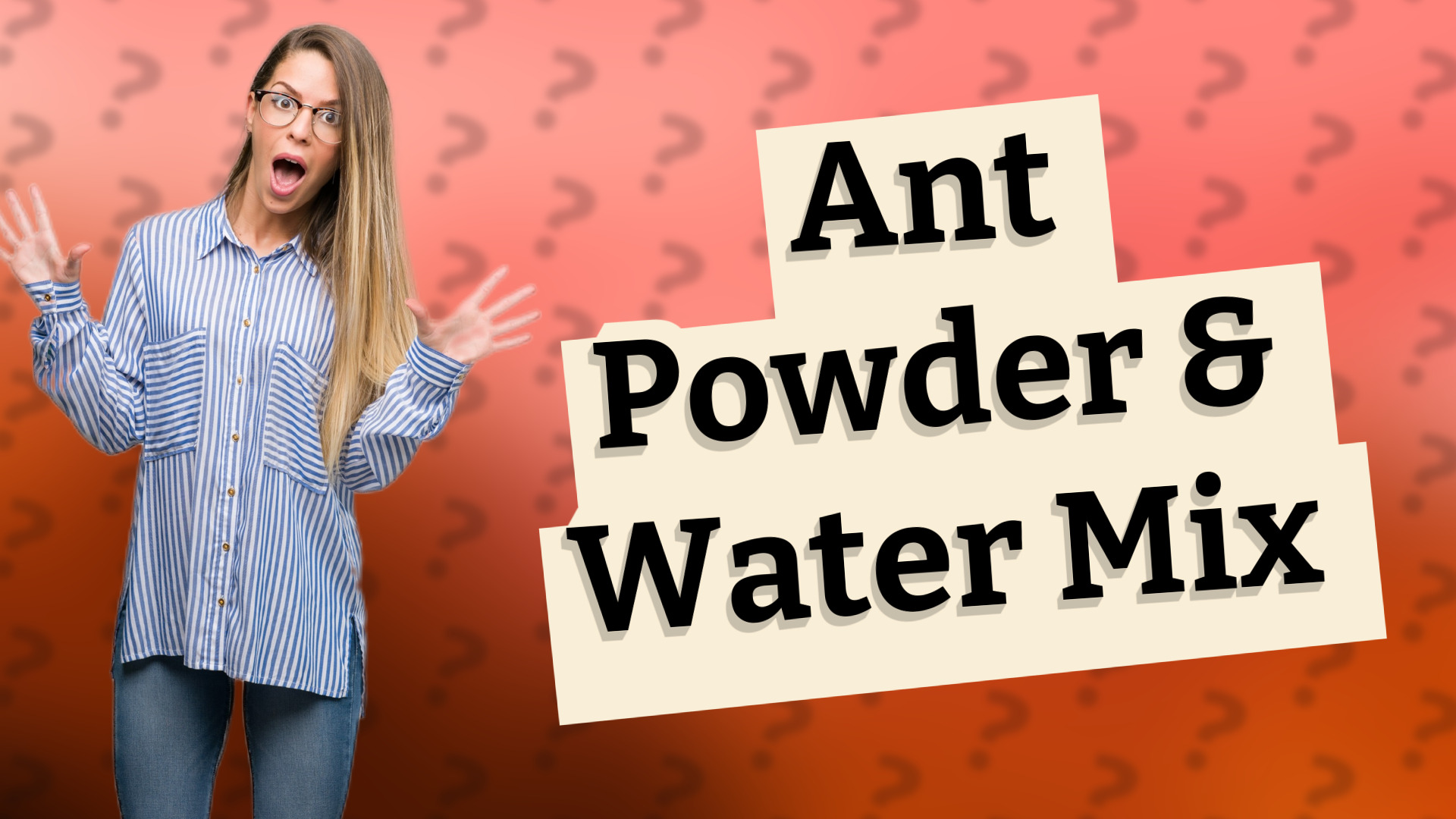 Ant Powder & Water Mix