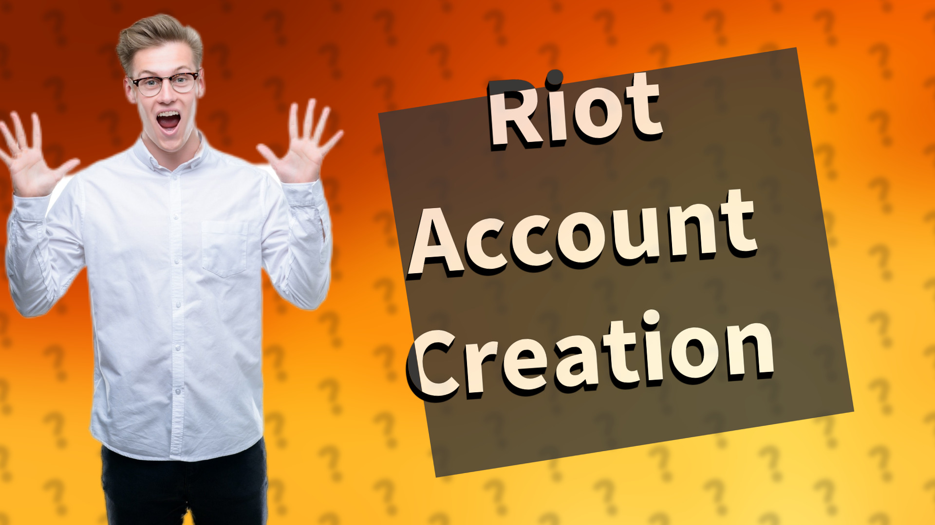 Riot Account Creation
