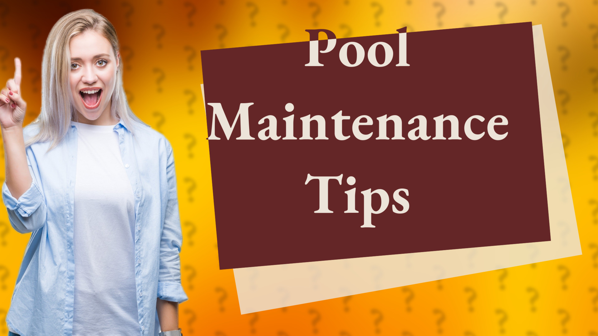 Pool Maintenance Tips