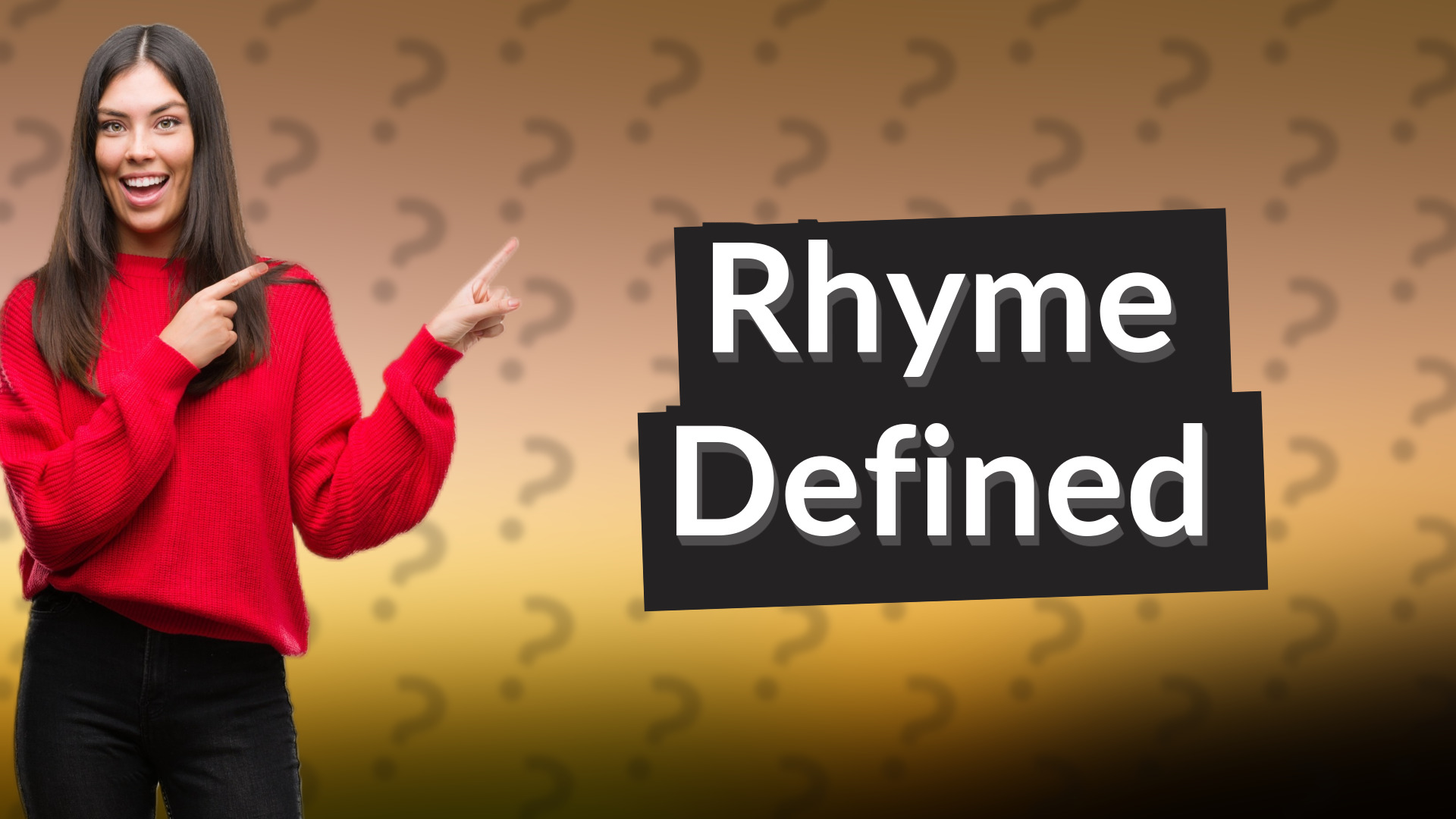 Rhyme Defined