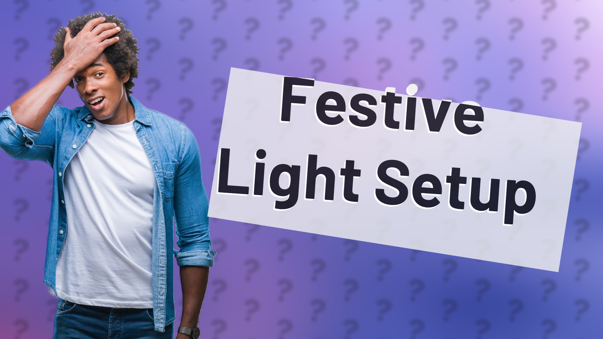 Festive Light Setup