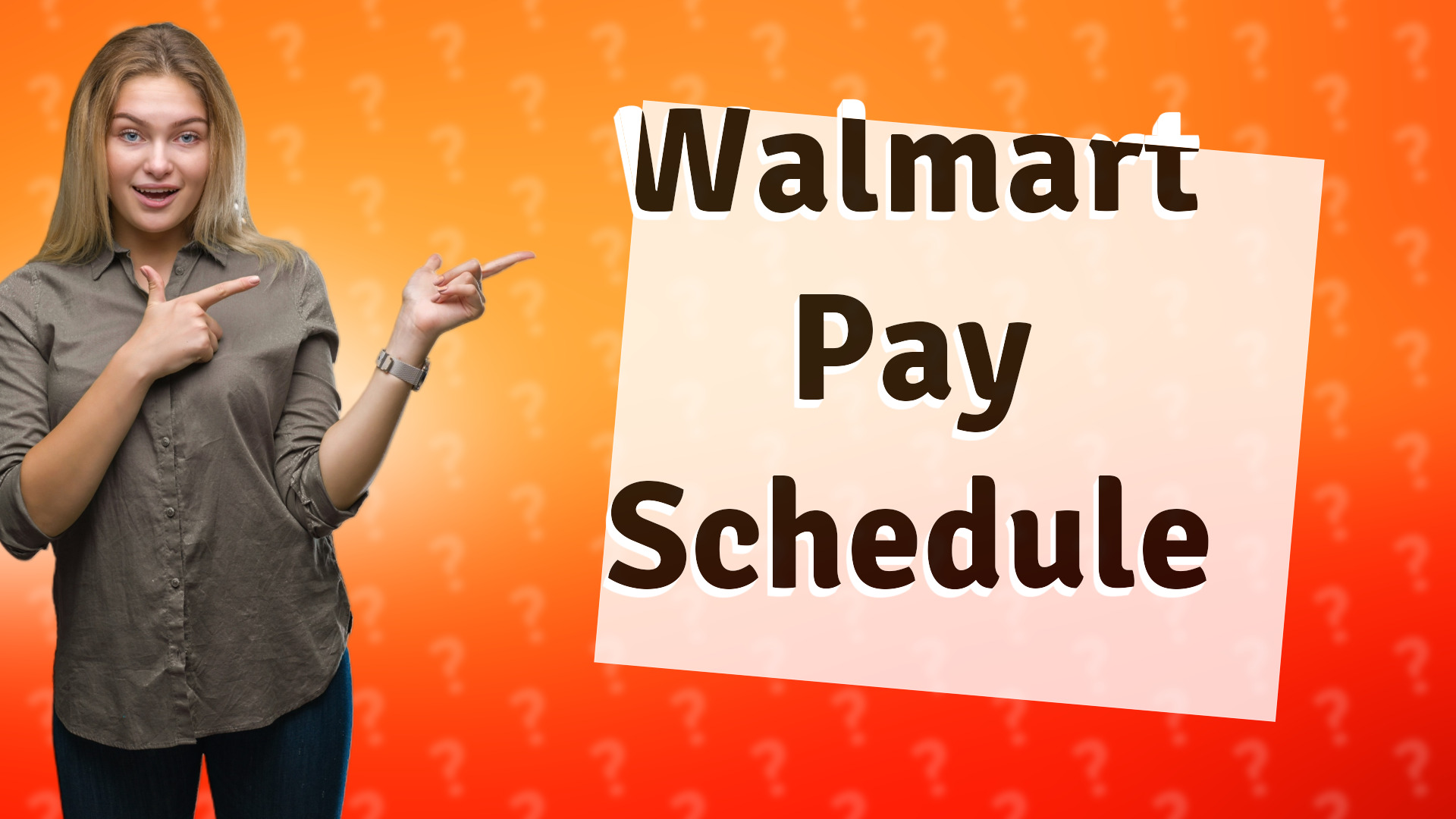 Walmart Pay Schedule