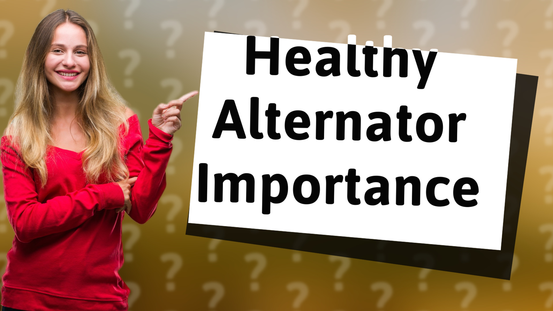 Healthy Alternator Importance