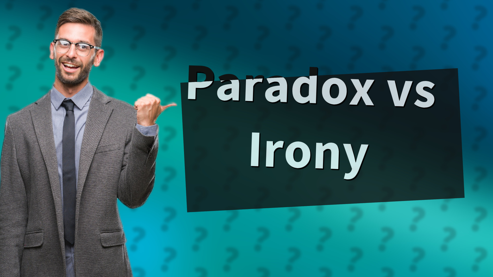 Paradox vs Irony