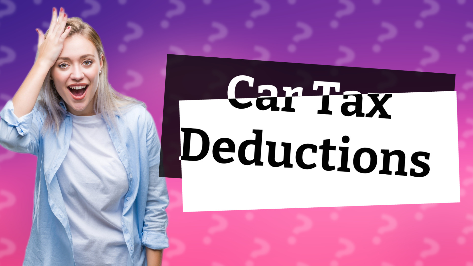 Car Tax Deductions
