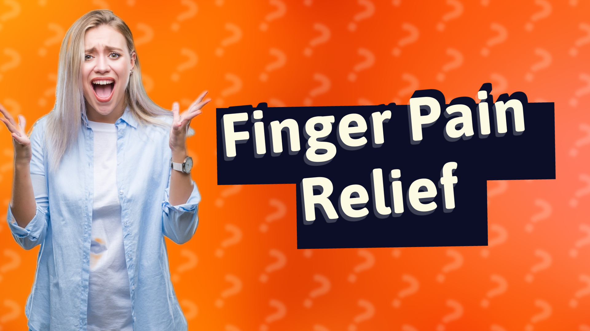 Finger Pain Relief