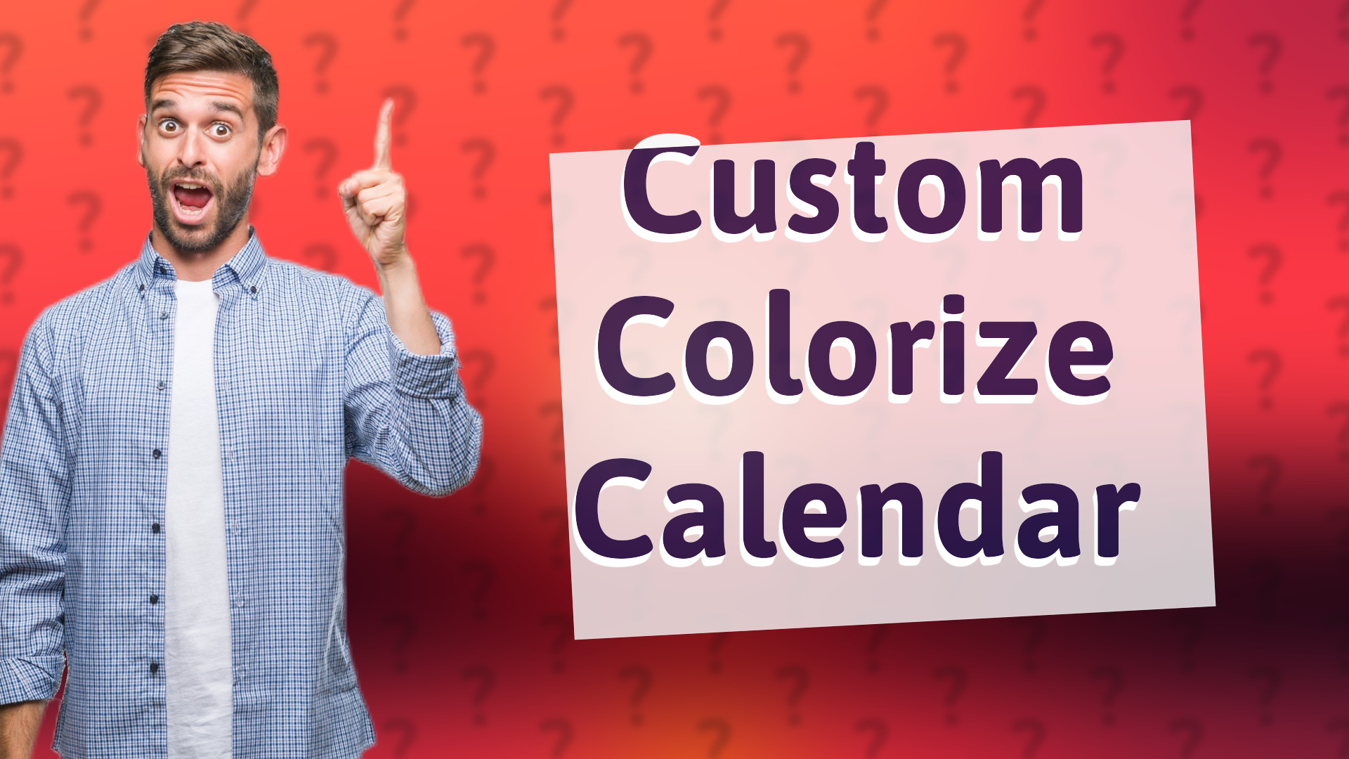 Custom Colorize Calendar