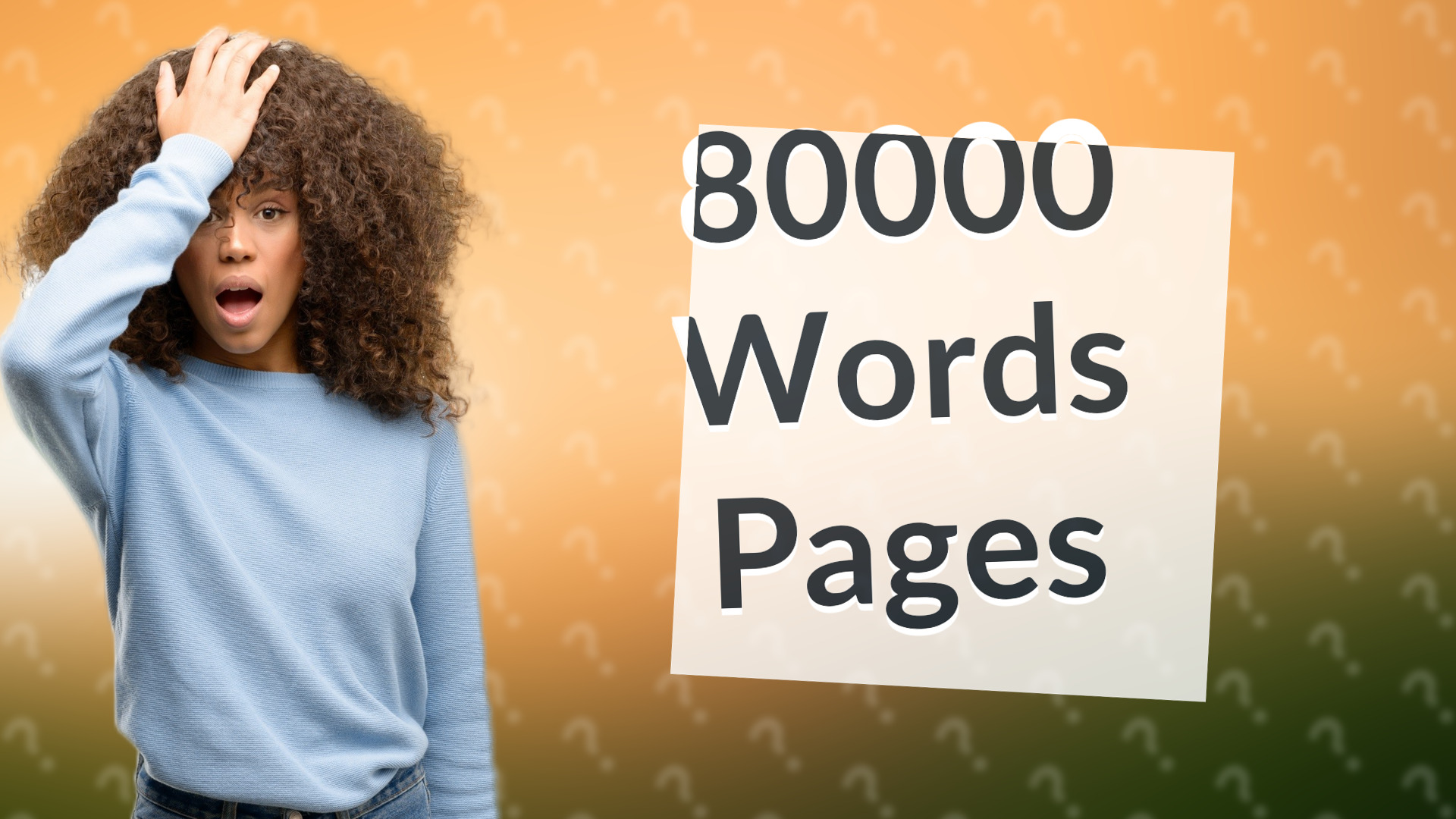 80000 Words Pages