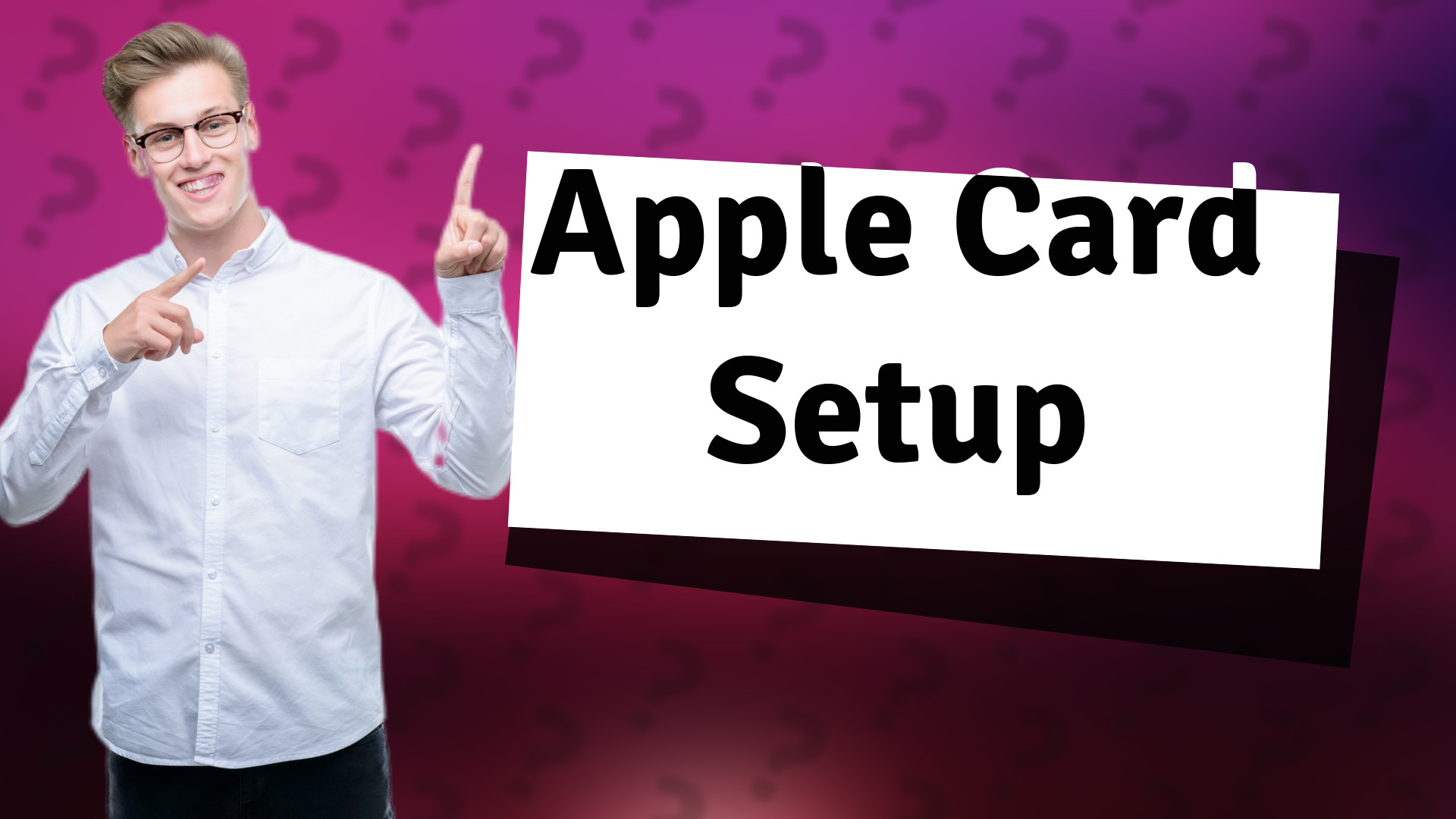 Apple Card Setup