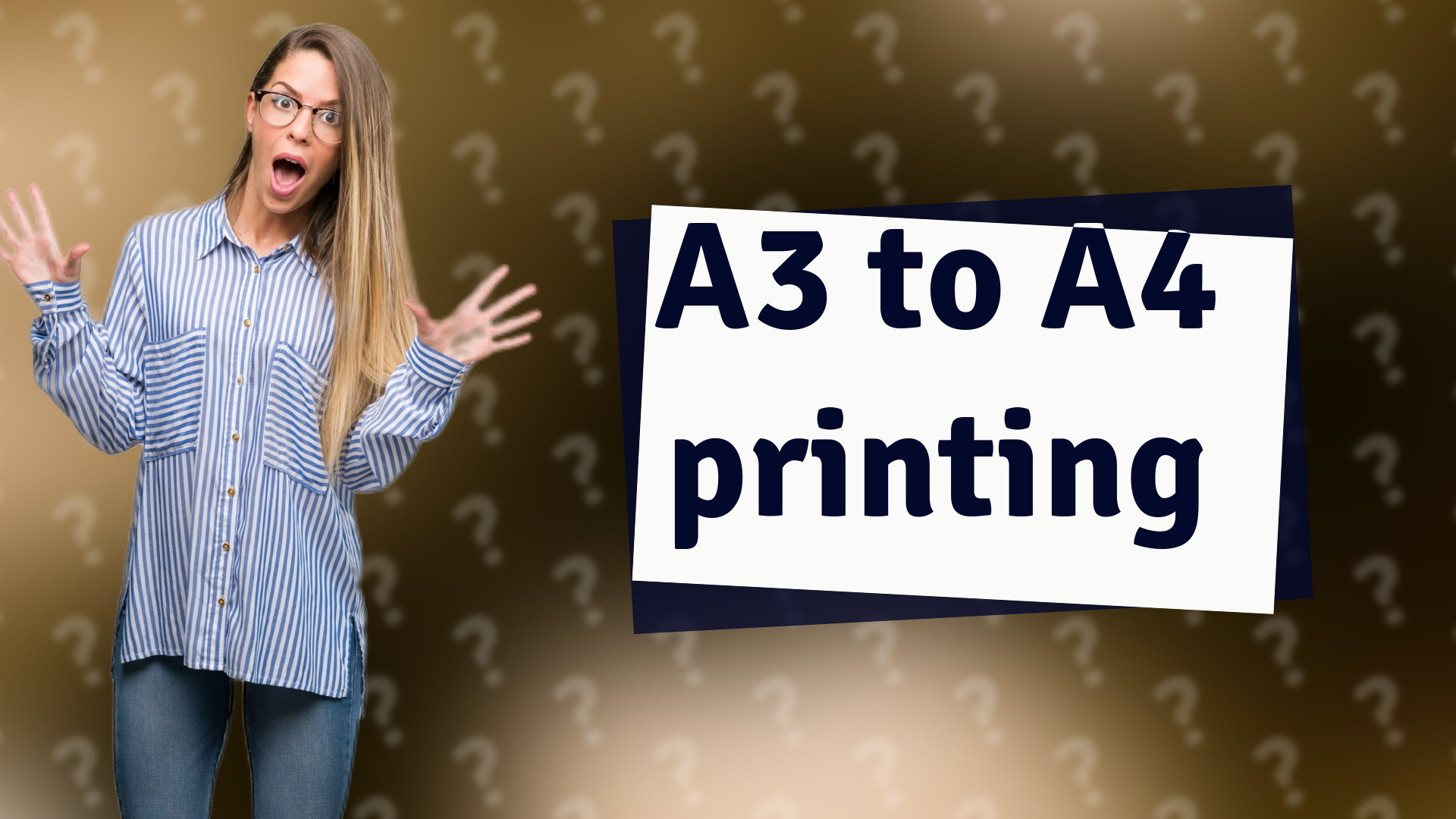 A3 to A4 printing