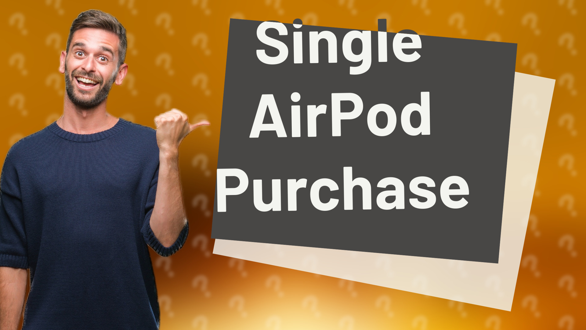 Single AirPod Purchase