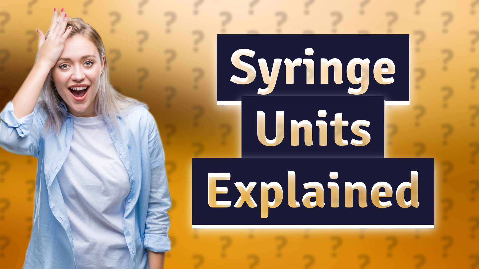 Syringe Units Explained