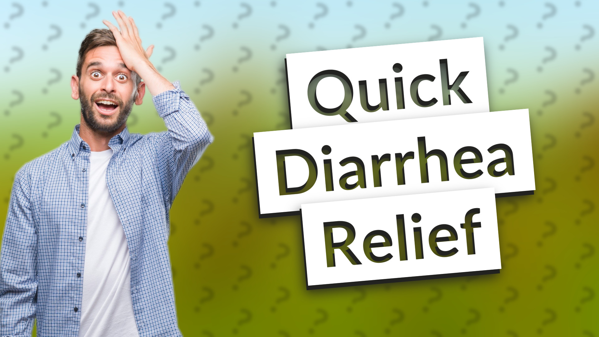 Quick Diarrhea Relief
