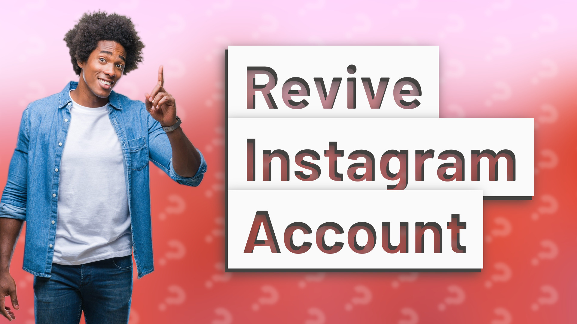 Revive Instagram Account