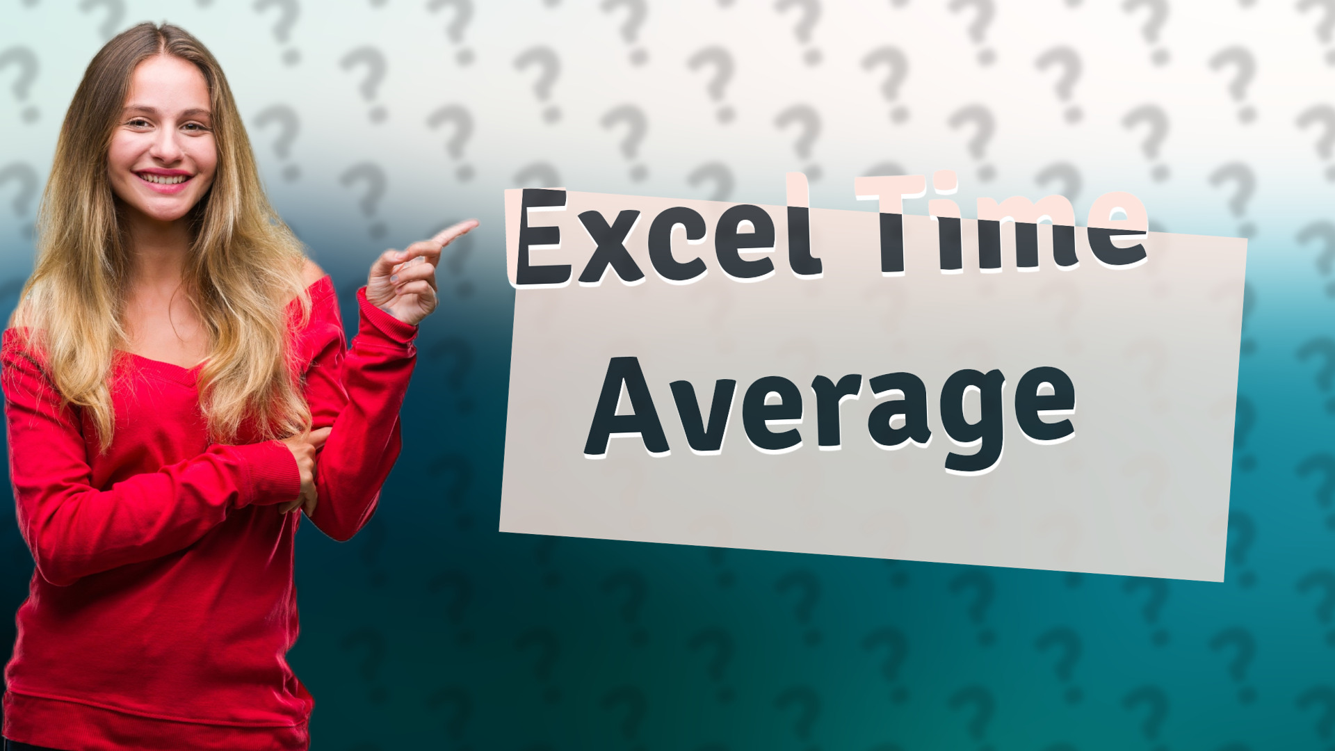 Excel Time Average