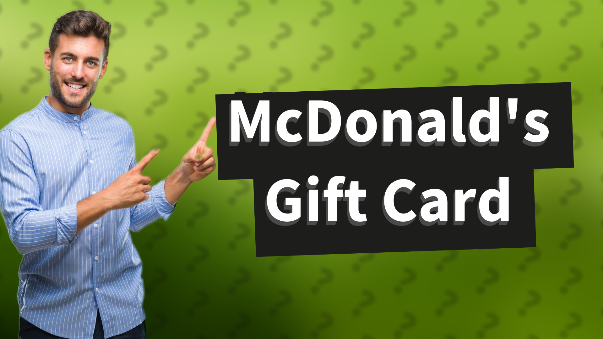 McDonald's Gift Card