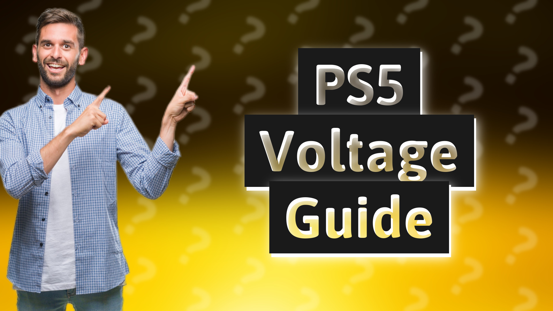 PS5 Voltage Guide