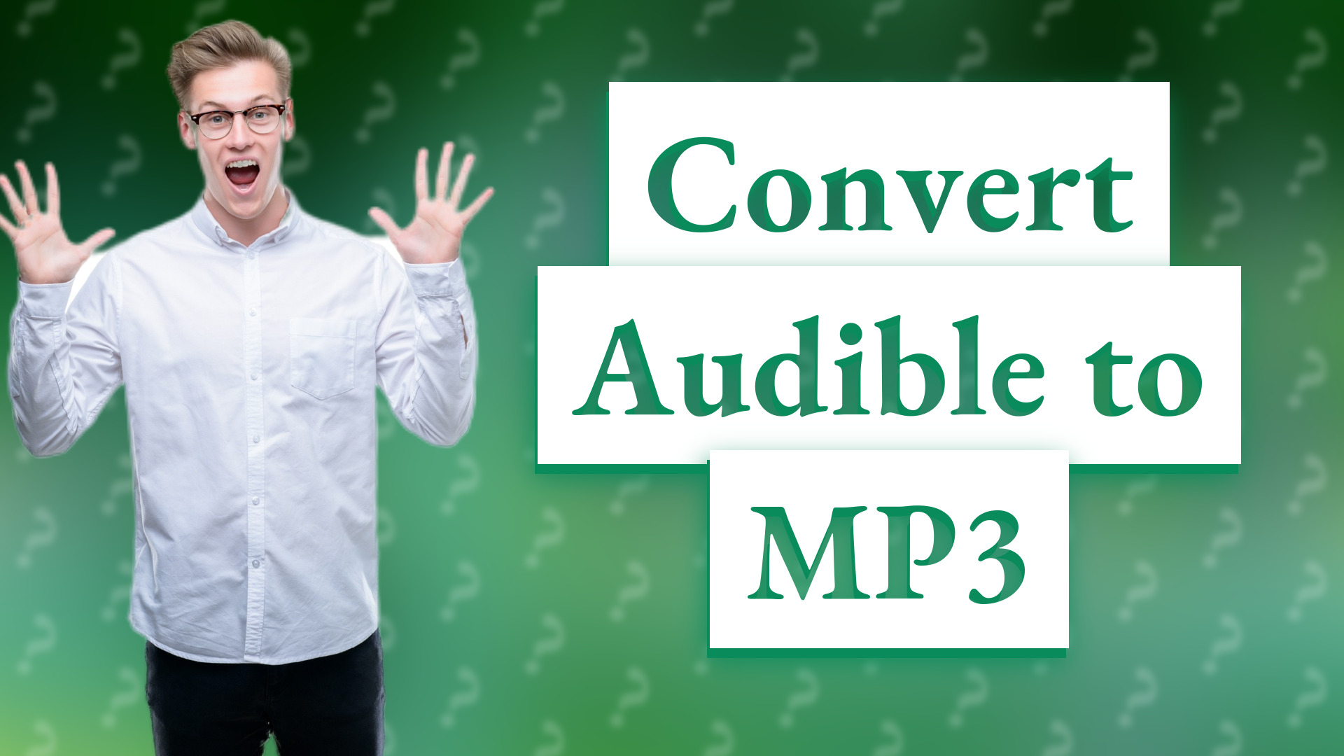 Convert Audible to MP3