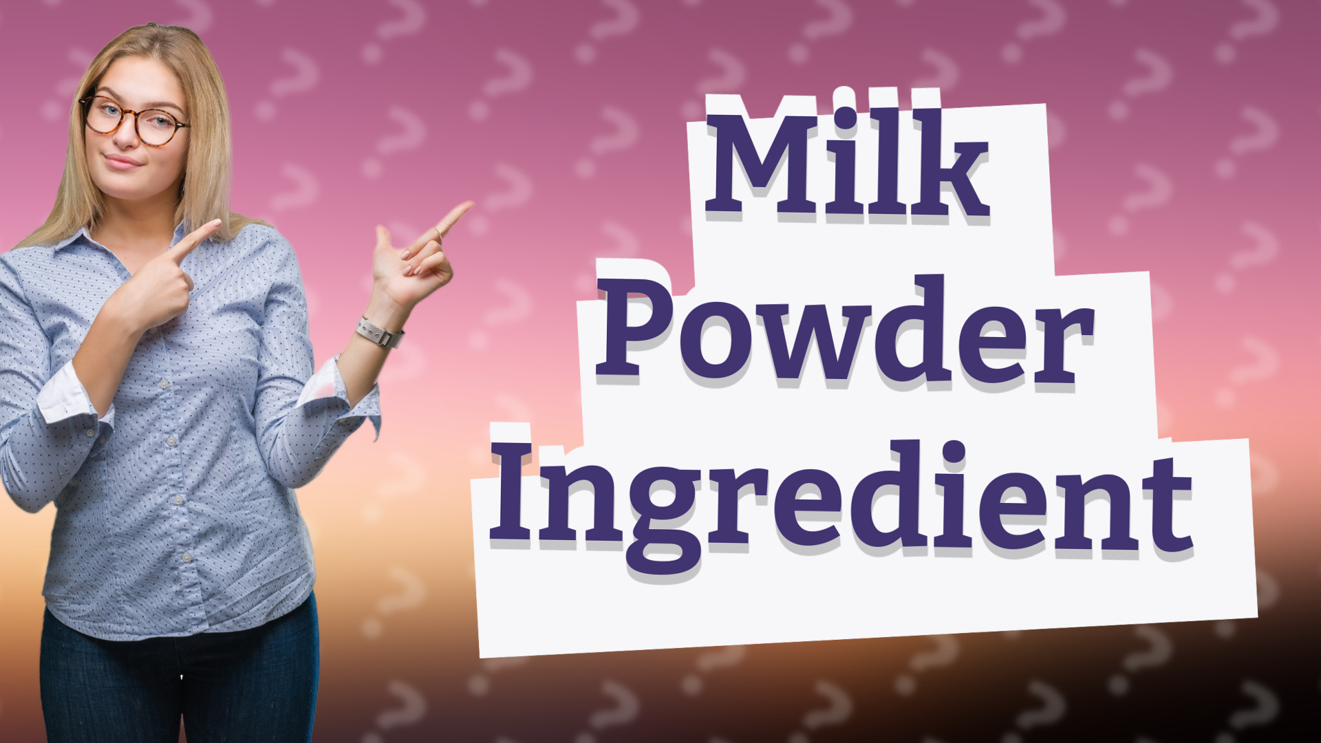 Milk Powder Ingredient