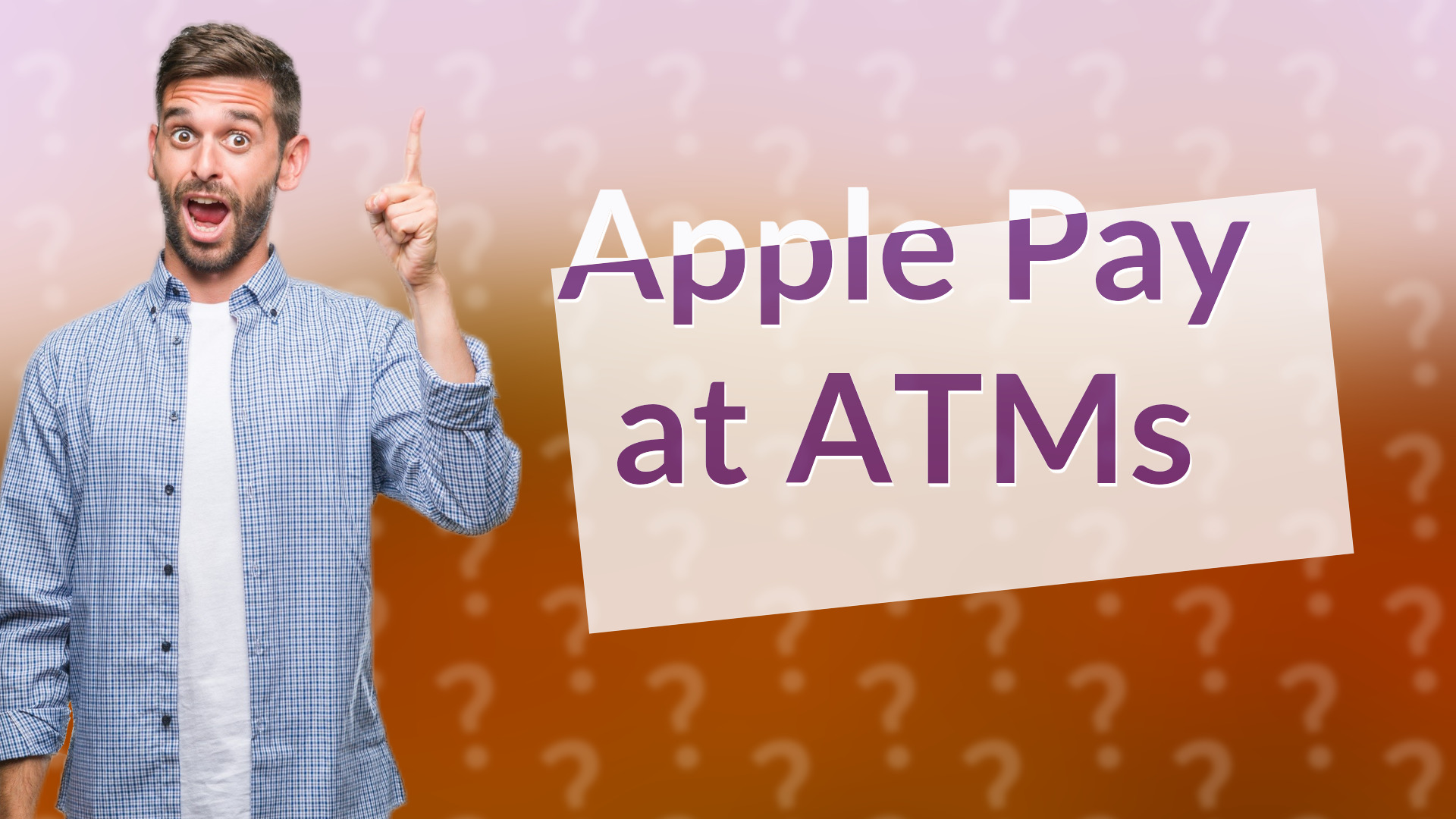 Apple Pay at ATMs