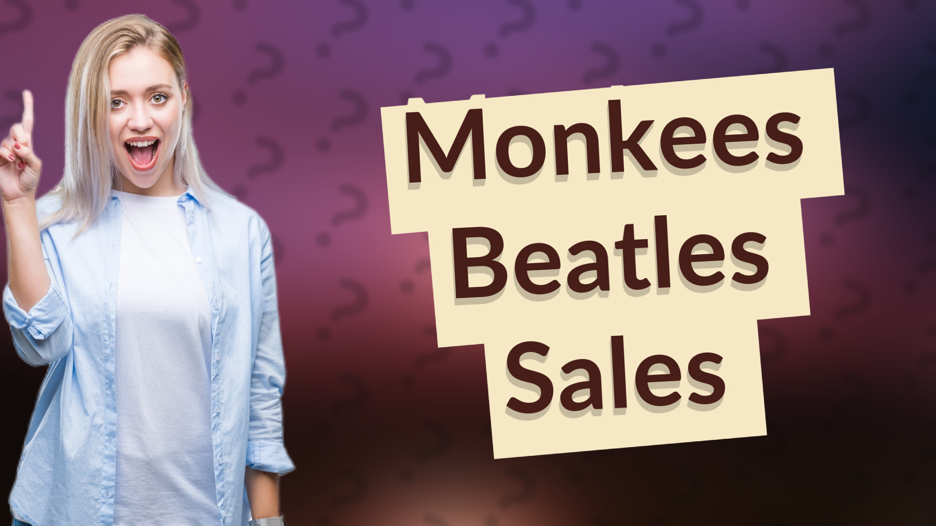 Monkees Beatles Sales