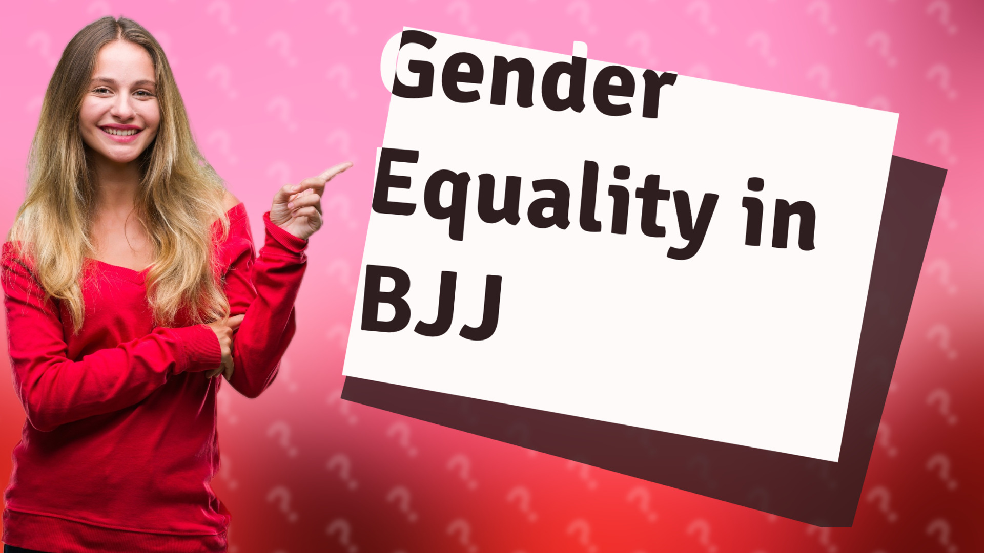 Gender Equality in BJJ