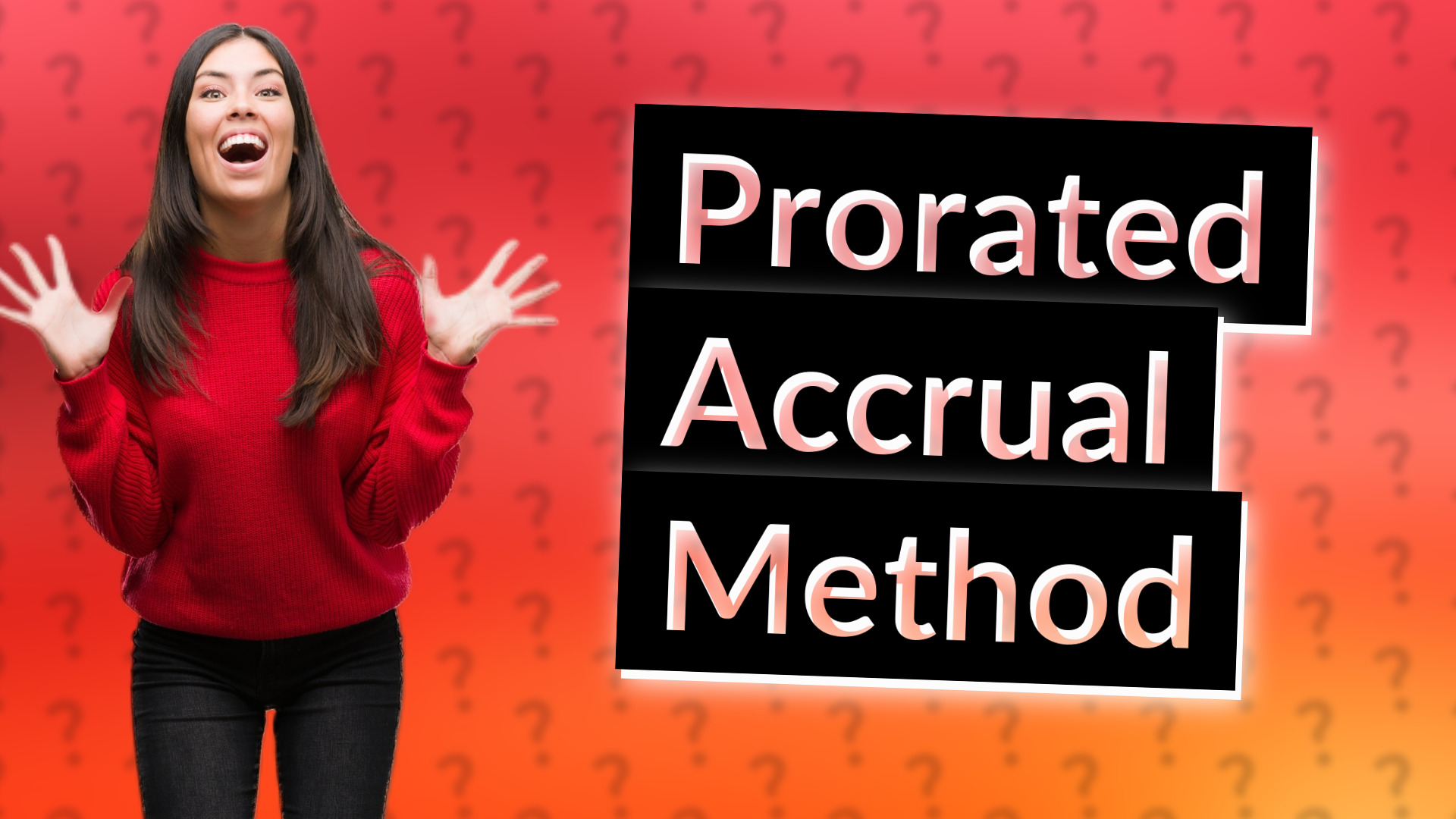 Prorated Accrual Method