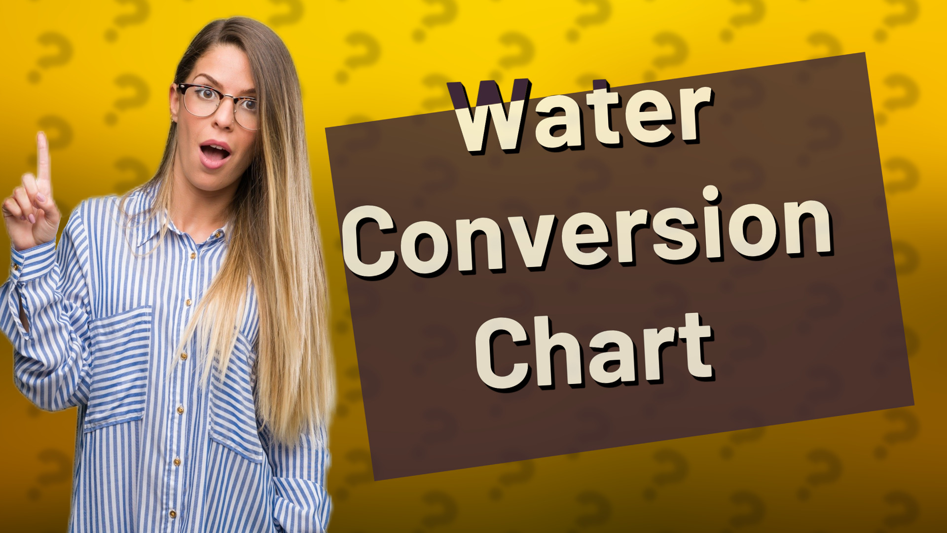 Water Conversion Chart