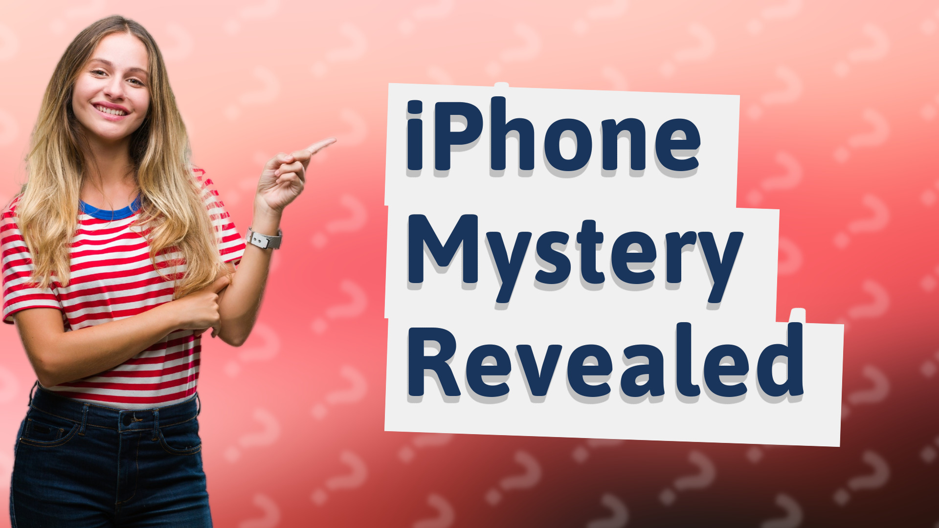 iPhone Mystery Revealed