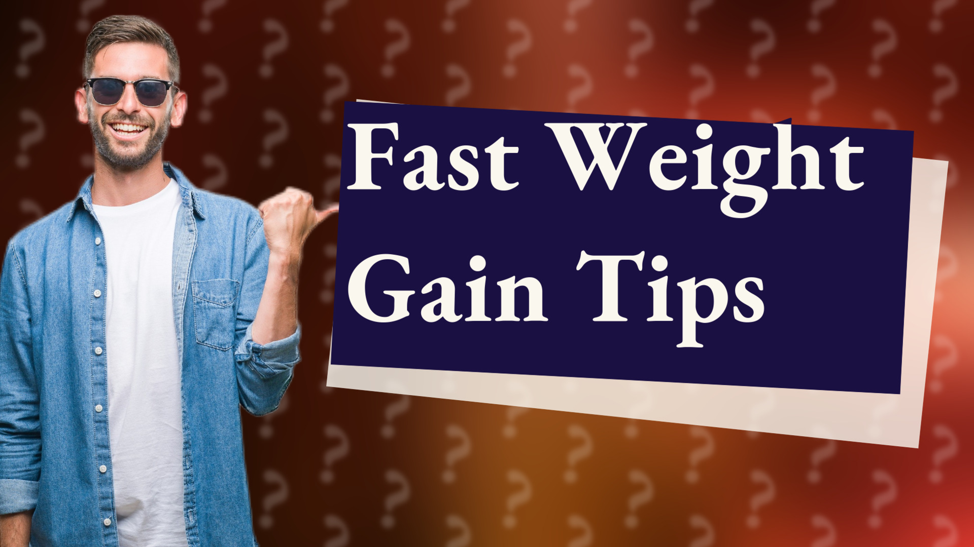 Fast Weight Gain Tips